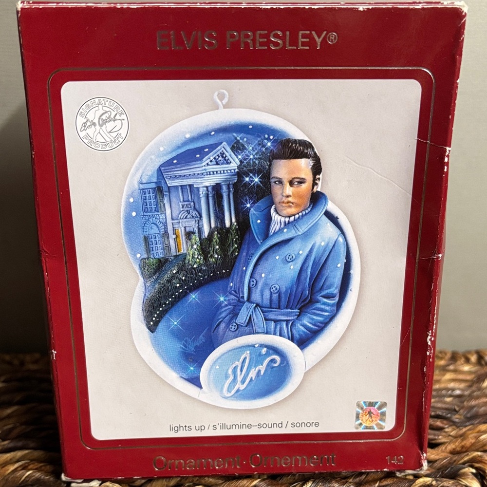 Elvis Presley Christmas Ornament 142 BLUE CHRISTMAS American Greetings NIDB